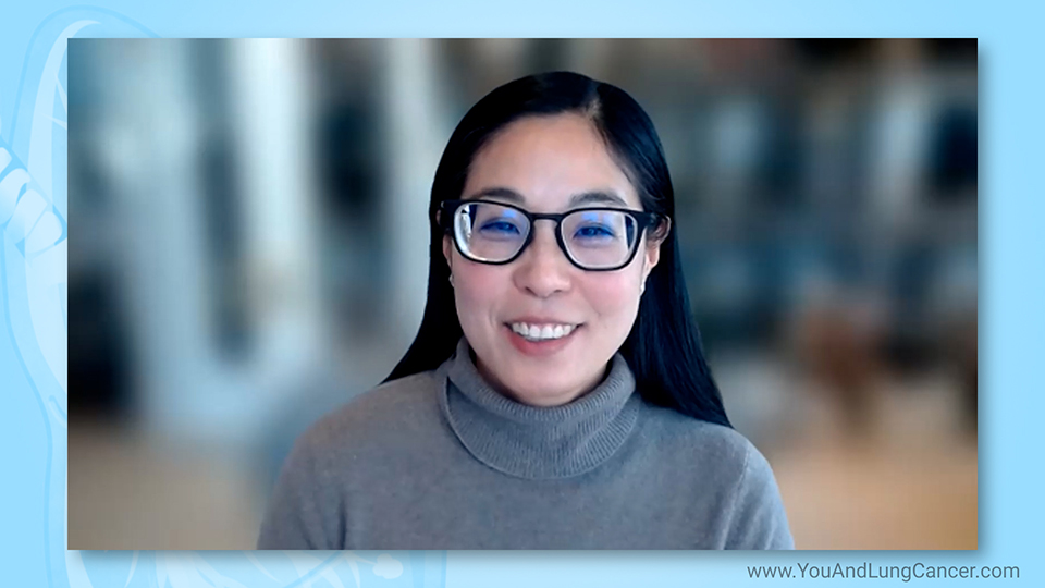 What types of immunotherapy are used to treat lung cancer?