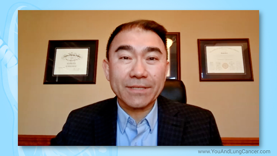 How do doctors treat lung cancer with EGFR mutations?